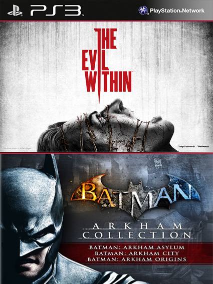 4 juegos en 1 Batman Arkham Collection Mas The Evil Within PS3 | Juegos  Digitales Republica Dominicana | Venta de juegos Digitales PS3 PS4 Ofertas