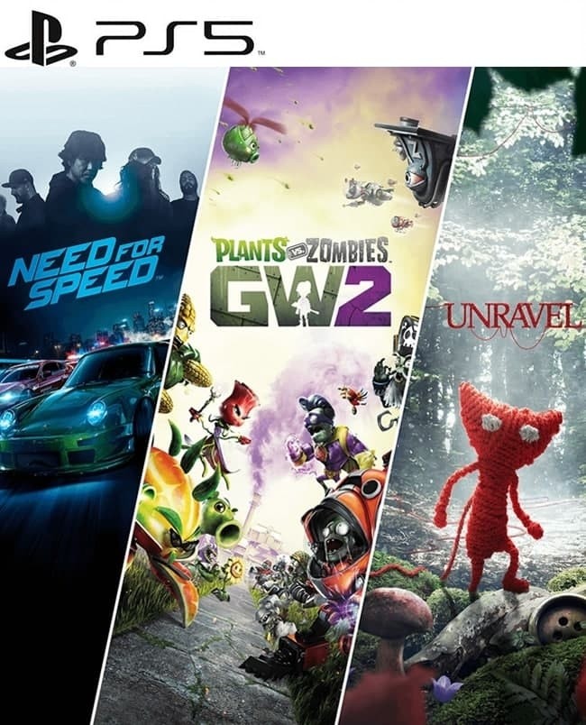 3 JUEGOS EN 1 Need for Speed + Plants vs. Zombies Garden Warfare 2