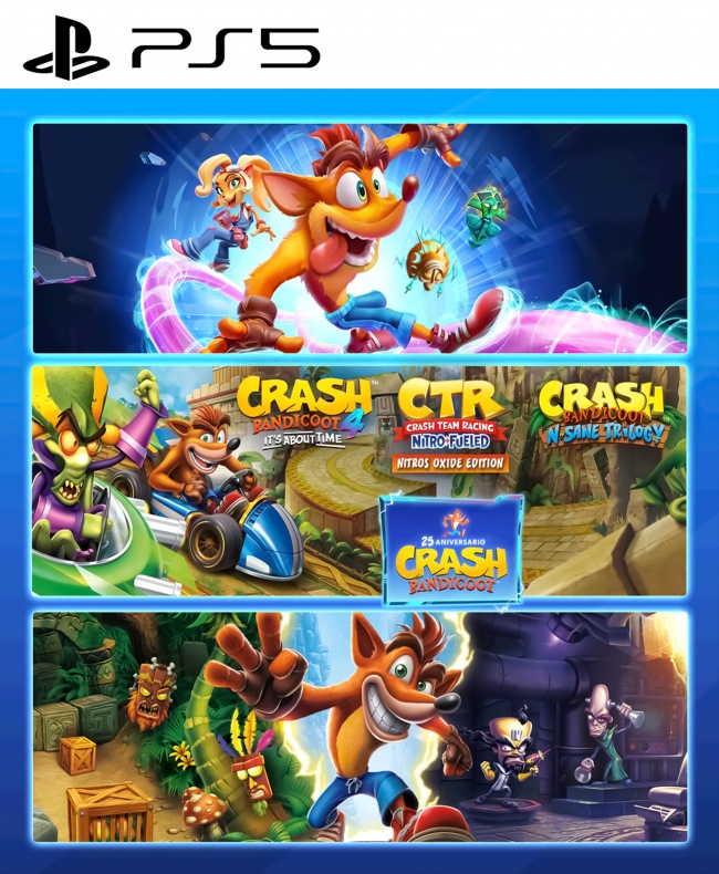 El pack con todos los juegos de Crash Bandicoot está de oferta en Switch:  ¡Precio